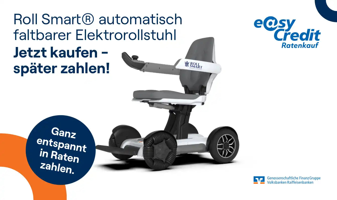 Ein kompower, selbstbalancierender Elektromobil mit Armlehnen und Sitz.