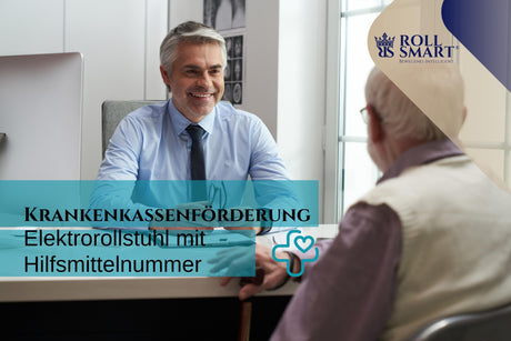Roll Smart Elektrorollstuhl mit Hilfsmittelnummer
