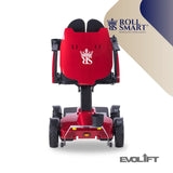 Roll smart evolift stufenlos höhenverstellbarer elektro-falt-rollstuhl