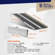 Roll smart klapp rampen aluminium faltbare rampe, - Länge