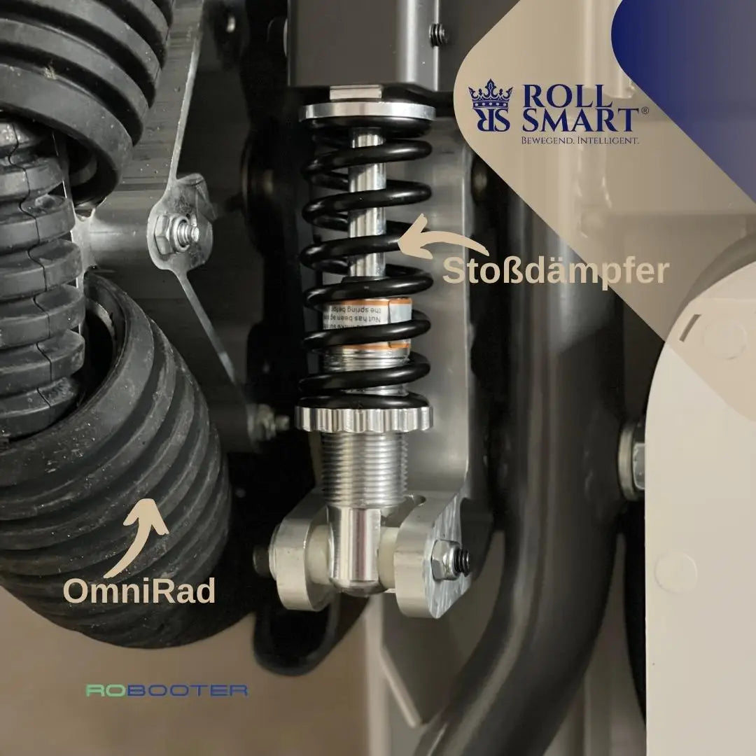 Roll smart® robooter elektrorollstuhl handsteuerung app,