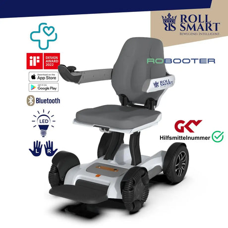 Roll smart® robooter elektrorollstuhl handsteuerung app