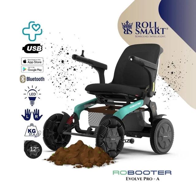 Roll Smart Robooter Evolve Pro a Smart Wheelchair Elektrorollstuhl roll-smart-robooter-evolve-pro-a-smart-wheelchair-elektrorollstuhl